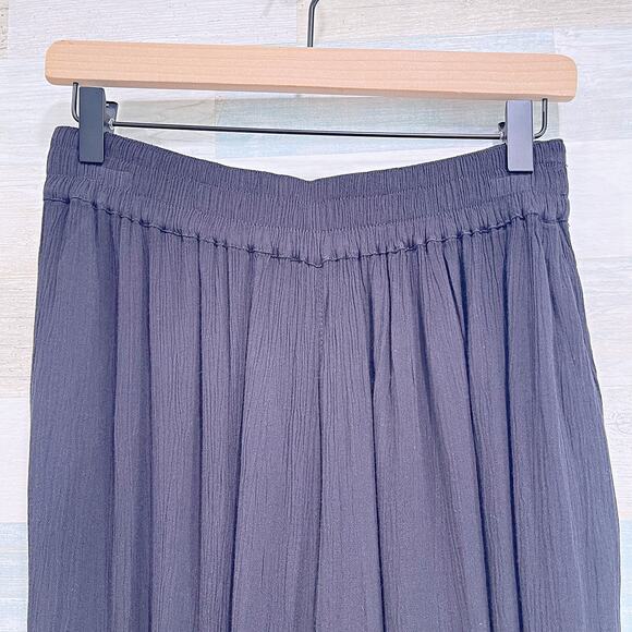 HEI HEI Anthropologie Harem Pants Black Pull On Muslin Casual Womens Small - Picture 2 of 7